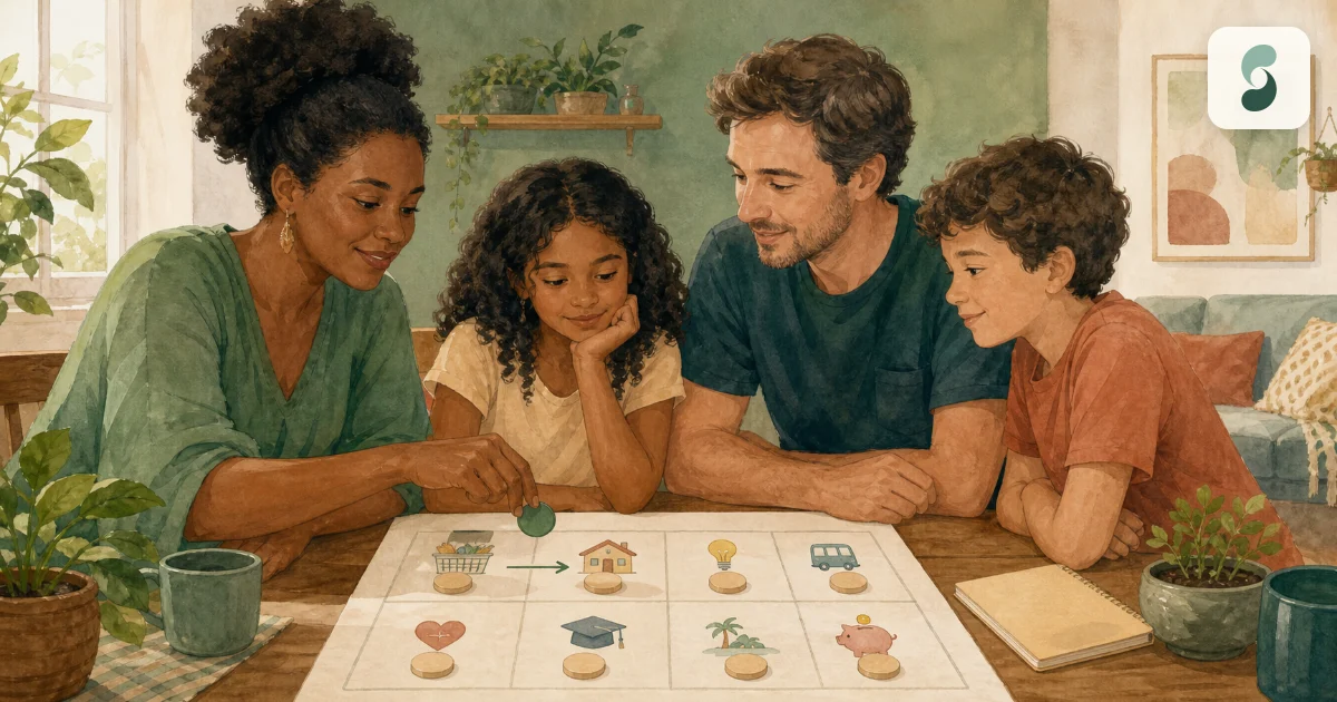 Ilustração do artigo: Ajustes conscientes em família